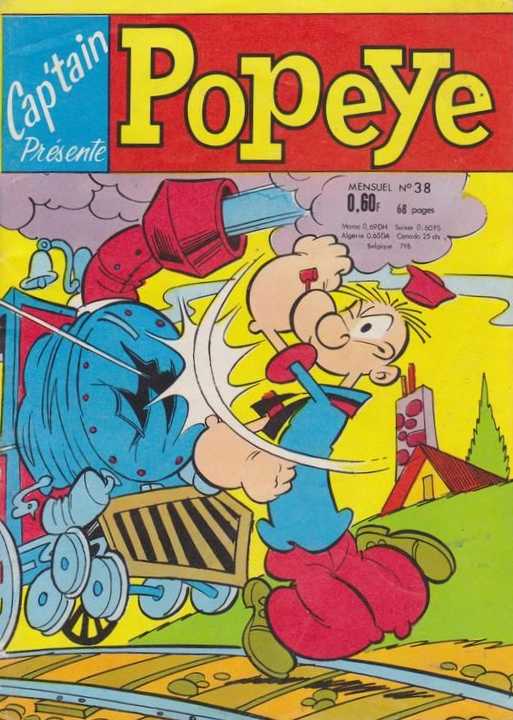 Scan de la Couverture Cap'tain Popeye n 38